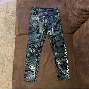 Palm Leaf Print Leggings